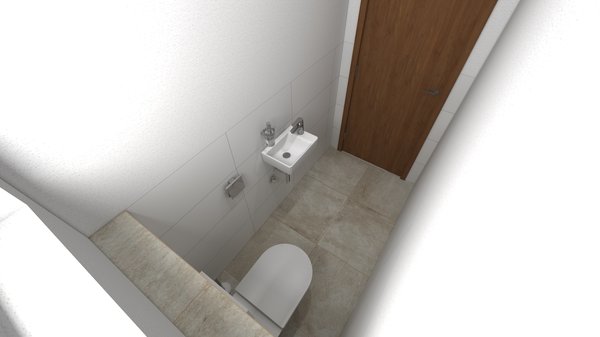 Podkrovní P1 - Koupelna, WC 1. NP, varianta 1, obrázek 7
